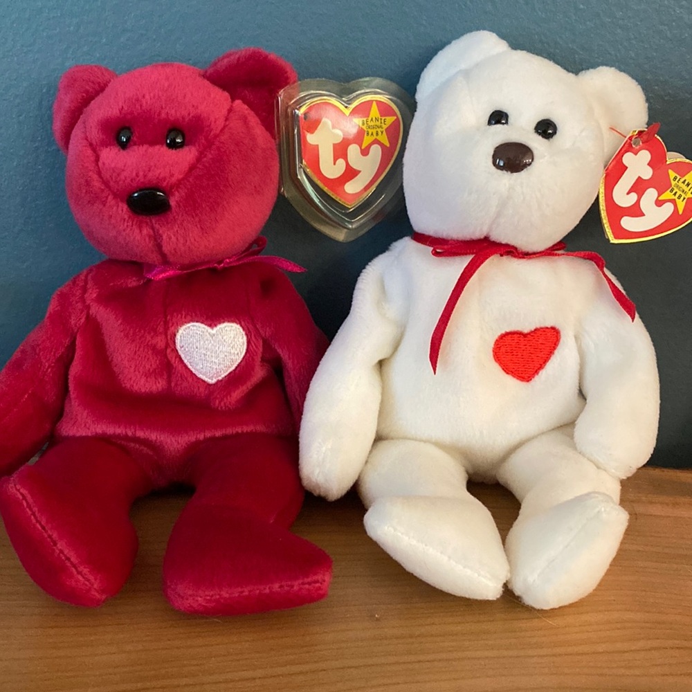 Valentina and Valentino beanie babies